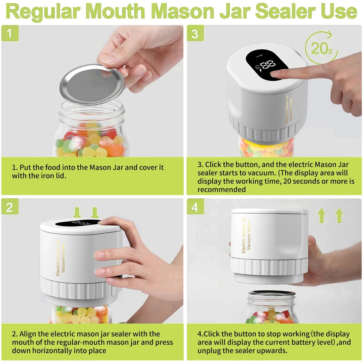 Scelleuse de bocaux sous vide