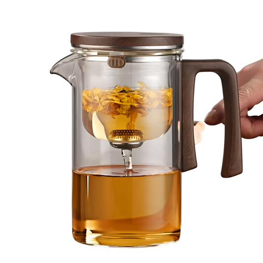 Théière en bois
