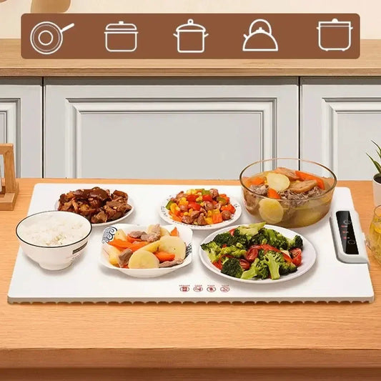 Tapis chauffant pliable pour aliments